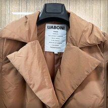 逸品EU製＆定価11万◆UABONI*Paris*ダウンジャケット*ユアボニ*パリ発◆ダックダウン90％ 肉厚 防寒 撥水加工 ロング丈 レディース M/46_画像4