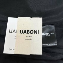 上級EU製＆定価6万◆UABONI*Paris*ジャケット*ユアボニ*パリ発◆上品 防風 無地 オシャレ シンプル マウンテンパーカー 普段着 春秋 M/46_画像9