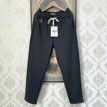 定番EU製＆定価5万◆UABONI*Paris*スウェットパンツ*ユアボニ*パリ発◆高品質コットン 無地 耐久性 ソフト ズボン リラックス XL/50サイズ_画像1