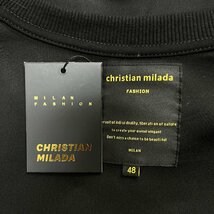 定価4万★christian milada・ミラノ発・トレーナー★コットン100% 快適 通気 吸湿 スウェット 個性 Bearbrick/ベアブリック 普段着 L/48_画像8