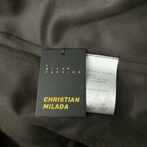 定番12万★christian milada・ミラノ発・豪華ミンク/カシミヤ混・毛皮ファーコート★レア 厚手 暖かい ふわふわ 艶 レディース M/36サイズ_画像10