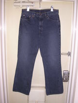 00年 USA製 リーバイス Levis 517 09 ブーツカット デニムパンツ 後染め ブラック 34/34 vintage old 90s 00s 501 505_画像4