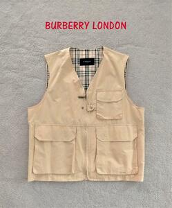 BURBERRY LONDON バーバリーロンドン ワークベスト 希少 m13081481420