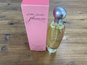 dコンパクト ESTEE LAUDER エスティローダー PLEASURES プレジャーズ EDP オードパルファン 100ml 香水 ※中古品 