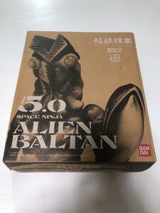 未開封品　怪獣標本　バルタン星人　ソフビ魂　怪獣工房　5.0　SPACE NINJA　ALIEN BALTAN　箱に汚れあり