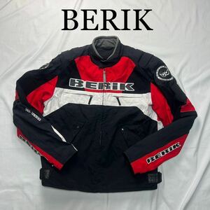 BERIK ベリック ライダースジャケット XL 黒 ナイロンジャケット 