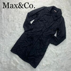 Max&Co. マックス&コー ダウンコート ロング 黒 40サイズ 