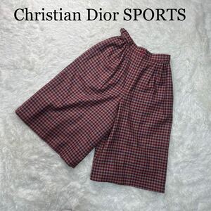Christian Dior SPORTS クリスチャンディオールスポーツ パンツ 赤系 チェック ズボン ボトムス