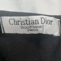 Christian Dior BOUTIQUE クリスチャンディオール ブティック タンクトップ ノースリーブ 黒 ストーン USA8サイズ_画像9