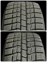 2021年製.国産スタッドレス付 社外 205/65R16 6.5J+40 5穴 PCD114.3 ハブ73 16インチ アルミ ホイール 5H ピッチ114.3 レーベン LEBEN 美品_画像4