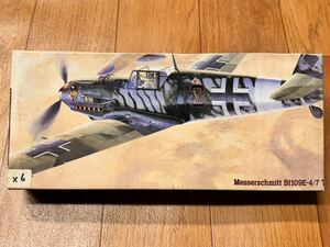 11119 複数封入品 1/48 ハセガワ 09110 メッサーシュミット Bf109 E-4/7 Trop x6 未組立品 長谷川製作所 Hasegawa