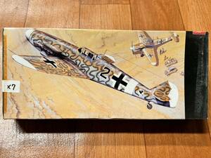 11077 複数封入品 1/48 Hobbycraft HC1538 African Front Bf109G-1/2 ホビークラフト メッサーシュミット Bf-109 G1 G2 x7 未組立品