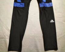 adidas Techfit Powerweb Tights Black/Blue　Oサイズ_画像3