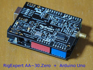 【アンテナ・アナライザー】RigExpert AA-30.ZERO と、Arduino Uno のセット