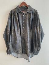 AiE Painter Shirt Cotton Big Paisley L_画像1