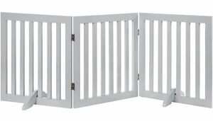  wooden pet gate partition put only pet fence dog . safety . small size dog medium sized dog . mileage prevention guard stone chip .. prevention gray 