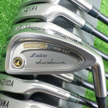 ◇レディース　HONMA　ホンマ　本間　LB-208-G　NEW　H＆F　アイアン　♯5～♯11・SW　計8本セット◇23-11-C122_画像1