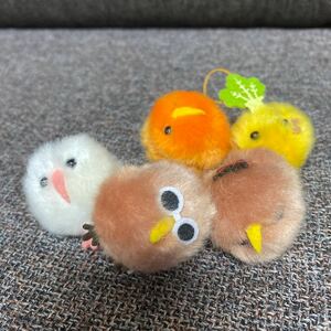 ボンボン　鳥　かぶ　マスコット　まとめ売りボールチェーン AMUFAN