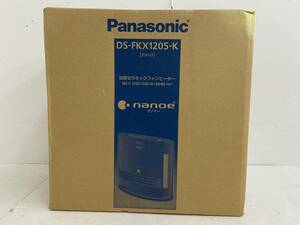 (22486)□【未開封】Panasonic(パナソニック) 加湿セラミックファンヒーター DS-FKX1205-K ブラック ナノイー 未使用品