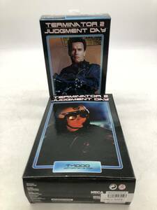 (22712)∞ NECA ターミネーター2 ジャッジメントデイ フィギュア2点セット T-800/T-100/REEL TOYS/ ジャンク品・異臭あり 中古品