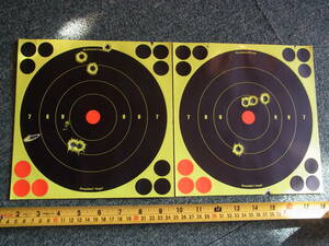 shoot N・C REACTIVE TARGETS 8inch 使用済み2枚（６）