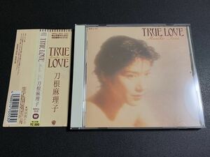 #8/帯付き(難あり)/ 刀根麻理子『TRUE LOVE(トゥルー・ラブ)』(廃盤)/ 91年盤CD、MARIKO TONE、CITYPOP、シティポップ