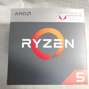 動作品 AMD RYZEN5 2400G グラフィック機能付き AM4