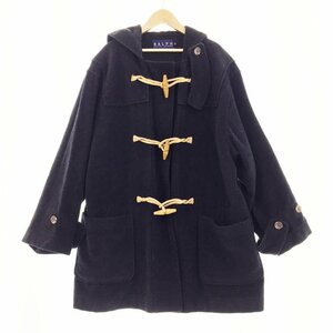 ★RALPH LAUREN ラルフローレン 長袖 フード付き ウールダッフルコート レディース11 ダークグレー インパクト21 国内正規品 2BB/89704