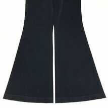 ★超美品 Chloe クロエ モールスキン ベロア フレア スラックス パンツ サイズT36 レディース ブラック ベルベット 8ADP21-8A155 1BA/89858_画像4