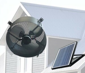 12V rotation solar 20W,35cm exhaust fan, exhaust fan solar, roof reverse side, house, warehouse, large exhaust is ... blow ... does. electric charge free of charge .....