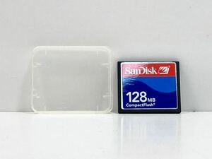 【ad2303031.72】SanDisk コンパクトフラッシュ 128MB CF カード フォーマット済み　サンディスク