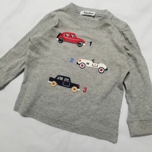 ファミリア familiar 車 乗り物 Tシャツ 90cm