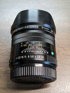 ペンタックス smc PENTAX-FA31mmF1.8AL Limited　広角単焦点レンズ