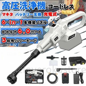  high pressure washer cordless rechargeable water service direct connection Makita battery interchangeable battery *1 maximum .. pressure 5MPa 3.. gear mode self . type PSE certification 