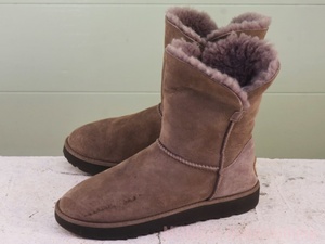 MK548◆レディース UGG ムートンブーツ グレー 24cm