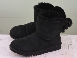 MK561* женский [UGG] мутон ботинки чёрный черный 39 24.5cm