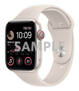 SE 第2世代[44mm セルラー]アルミニウム スターライト Apple W…