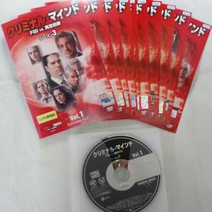 送料無料 レンタル落ち中古DVD クリミナル マインド FBI vs. 異常犯罪 シーズン3 全10巻セットの画像1