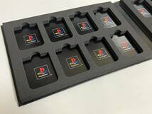 非売品 PS メモリーカード 収納ケース ホルダー 16枚 黒 プレイステーション プレステ PS1_画像8