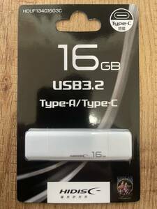 USB16GB 3.2 Gen2 Type-C メモリ Type-A