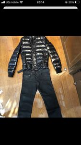 DIOR Dior Homme черный уретан покрытие брюки Эдди силикон 