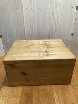 送料無料◆ワイン木箱◆LUCE◆木箱◆小物入れ◆ふたつき◆ルーチェ_画像1