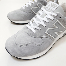 ◎未使用品◎New Balance M1400JGY GRAY US8 26cm USAモデル ニューバランス グレー スニーカー スウェードMade In USA_画像3