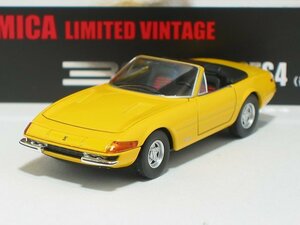 フェラーリ 365 GTS4（黄）TLV【トミーテック社1/64ミニカー】【トミカの時】