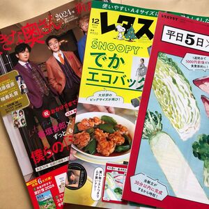 レタスクラブ12月号&素敵な奥さん新春号(1月) 雑誌のみ