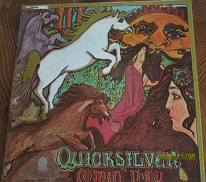 稀少白ラベル《貴重見本盤非売品》★QUICKSILVER MESSENGER SERVICE「COMIN’THRU」歌詞★盤は未使用に近い (3011)