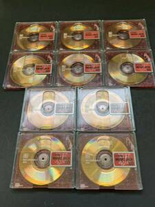 MD ミニディスク minidisc 中古 初期化済 TDK MUSIC JACK MJ 80 レッド 10枚セット 記録媒体