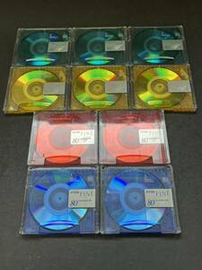 MD ミニディスク minidisc 中古 初期化済 TDK FINE 80 10枚セット 記録媒体