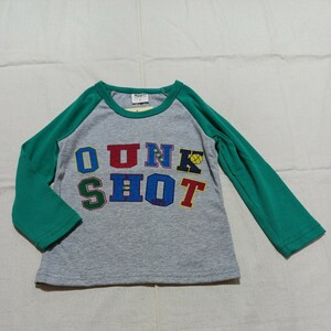 [ unused ][ stock disposal ] baby baby 90 man long sleeve T shirt tops Logo casual autumn clothes spring clothes (d1576)