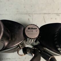 Nikon ニコン 6×18 8° 609520 双眼鏡 皮ケース付 (8645)_画像3